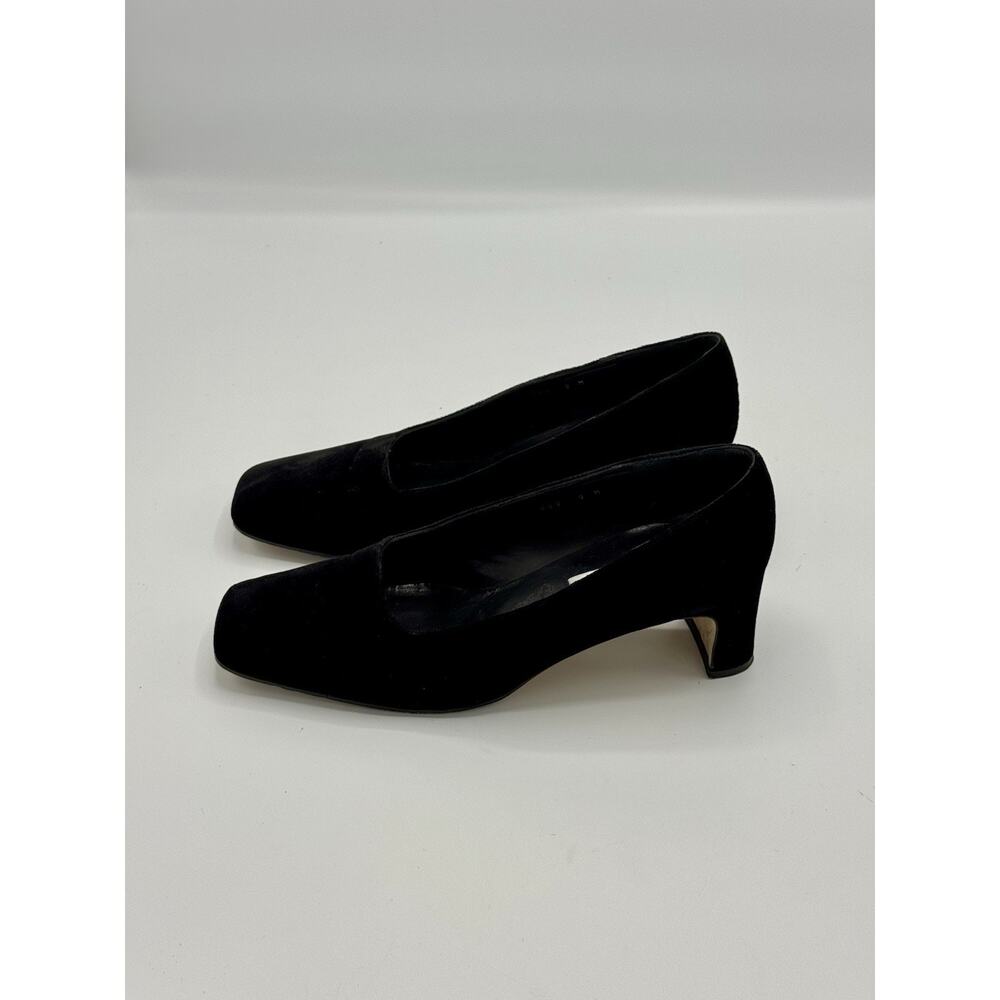 TALBOTS Velvet Heels Block Heel Square Toe US 9M Holiday Special Occasion - Picture 5 of 9